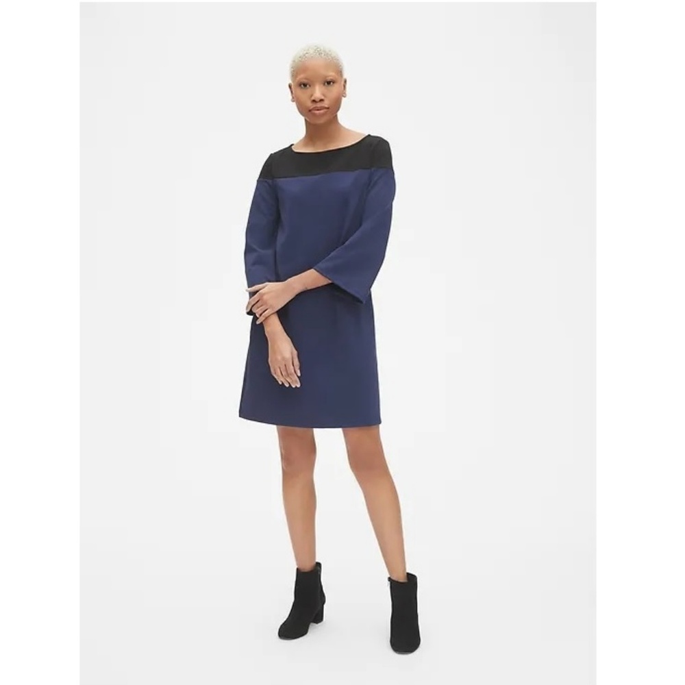 NWT Gap $70 Colorblock Shift Dress Sz S Tall v332